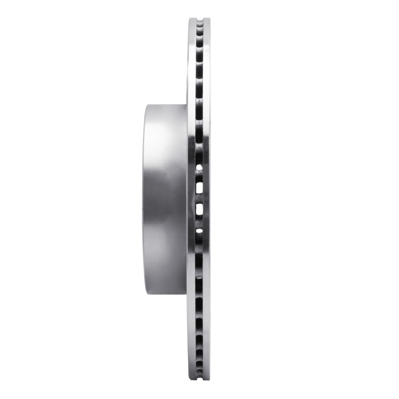 Infiniti G37 Brake Rotor (1) - Rear Left - R1 Concepts - Drilled & Slotted - Silver - `08-`25